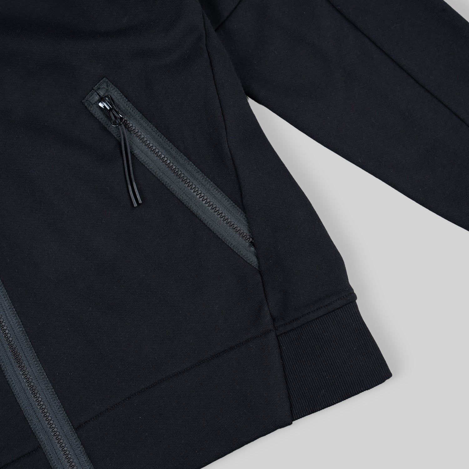 C.P Company Black Zip Hoodie