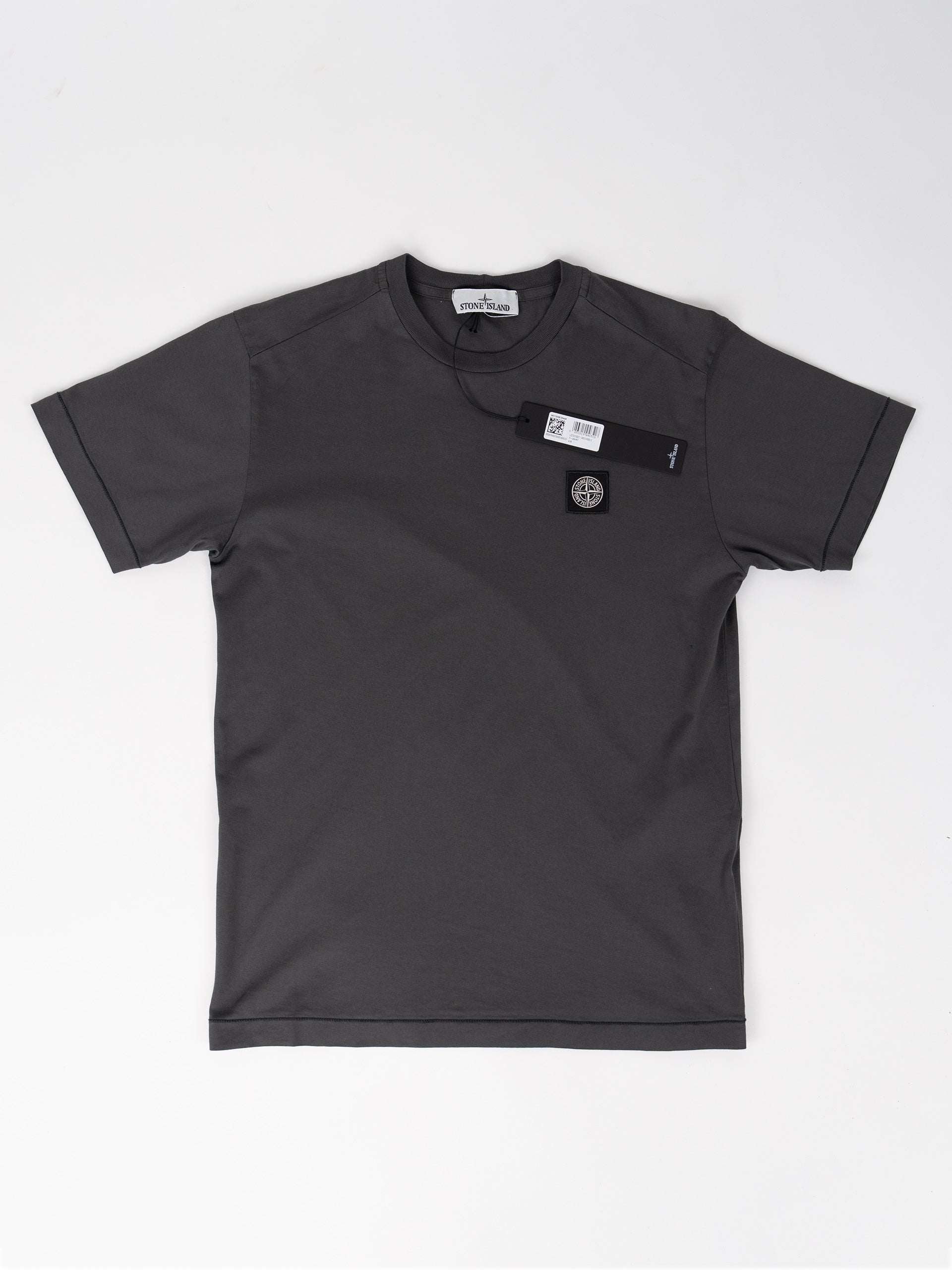 Stone Island Patch Logo T-shirt Grey