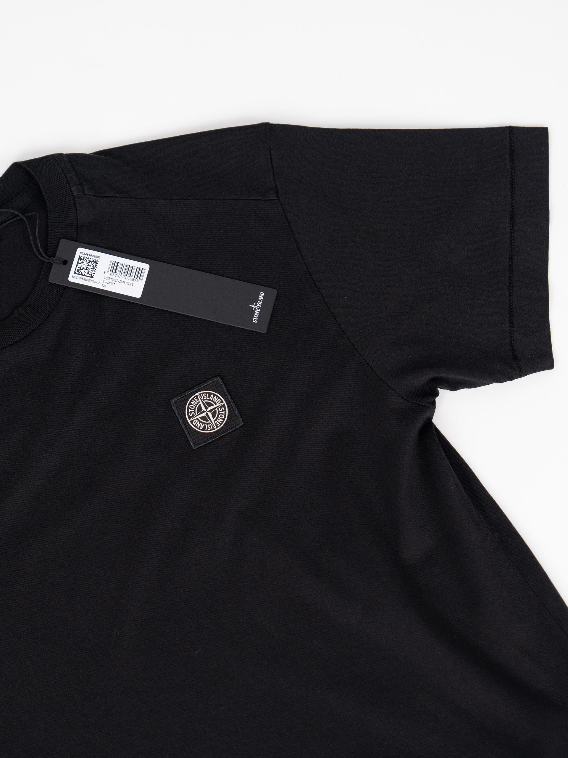 Stone Island Patch Logo T-shirt Black