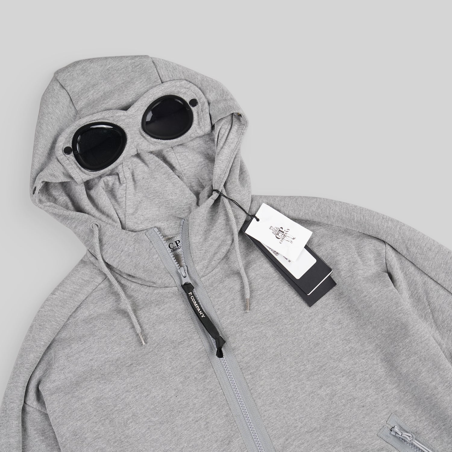 C.P Company Grey Zip Sweatshirt
