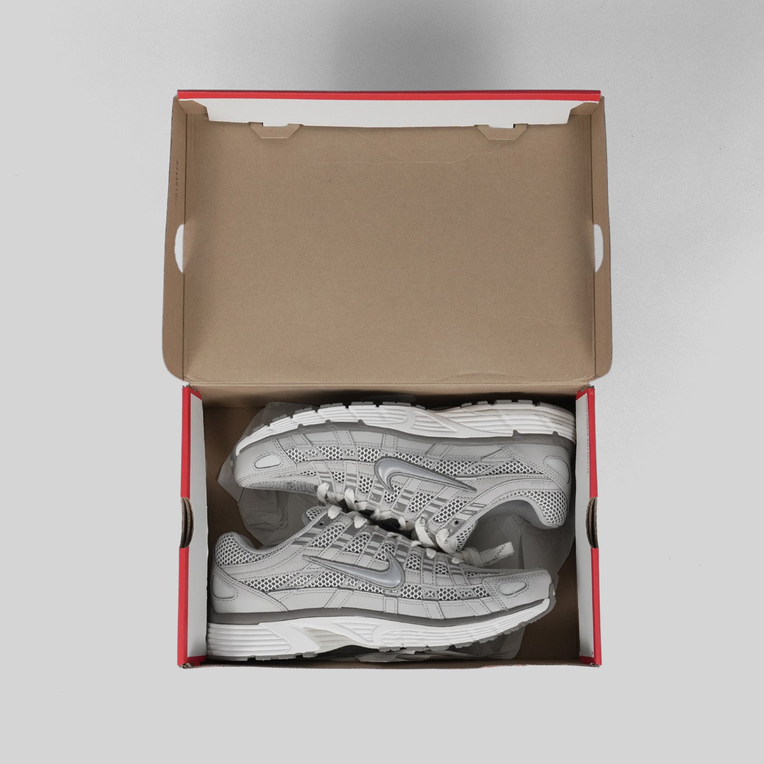 Nike P-6000 Trainers Light Iron Ore Metallic Silver Photon Dust