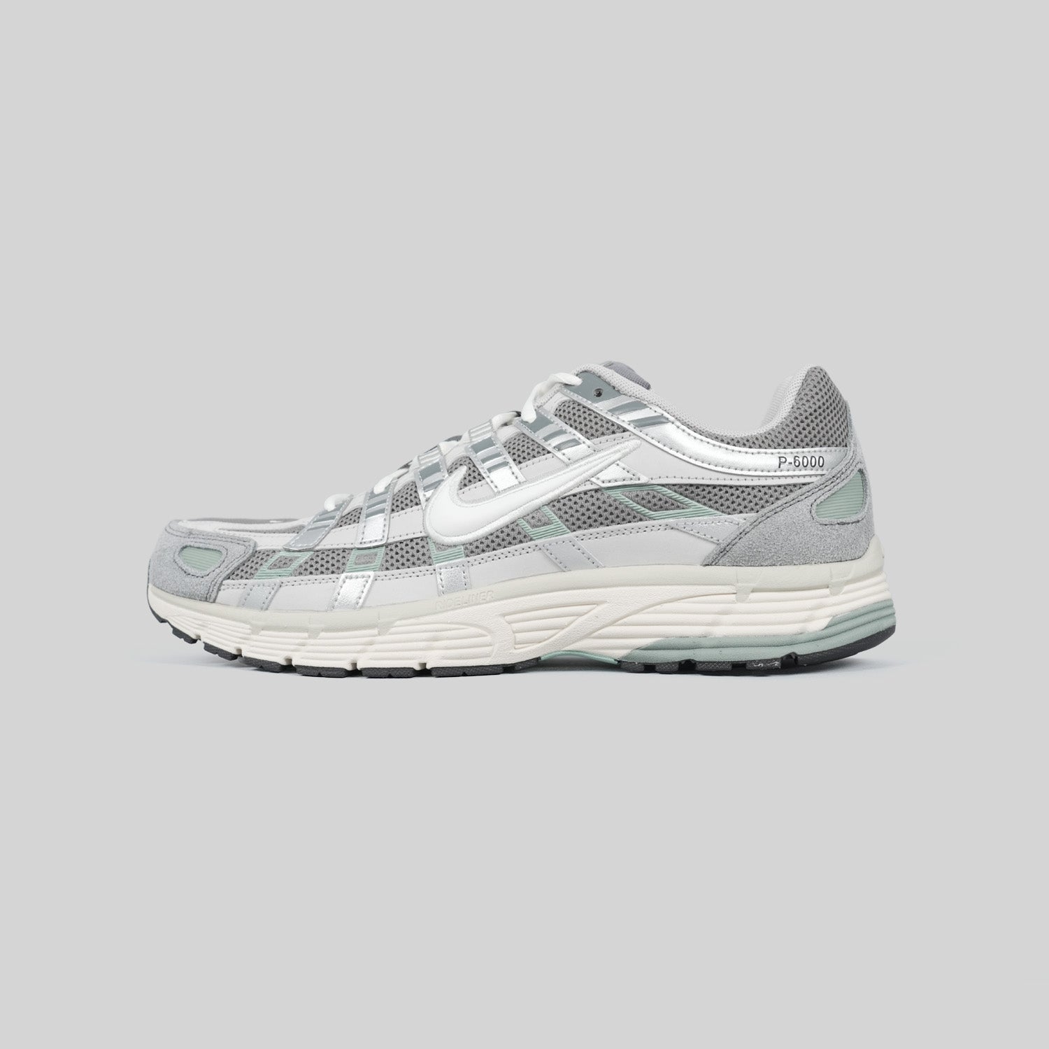 Nike P-6000 Trainers Flat Pewter White Light Iron Ore
