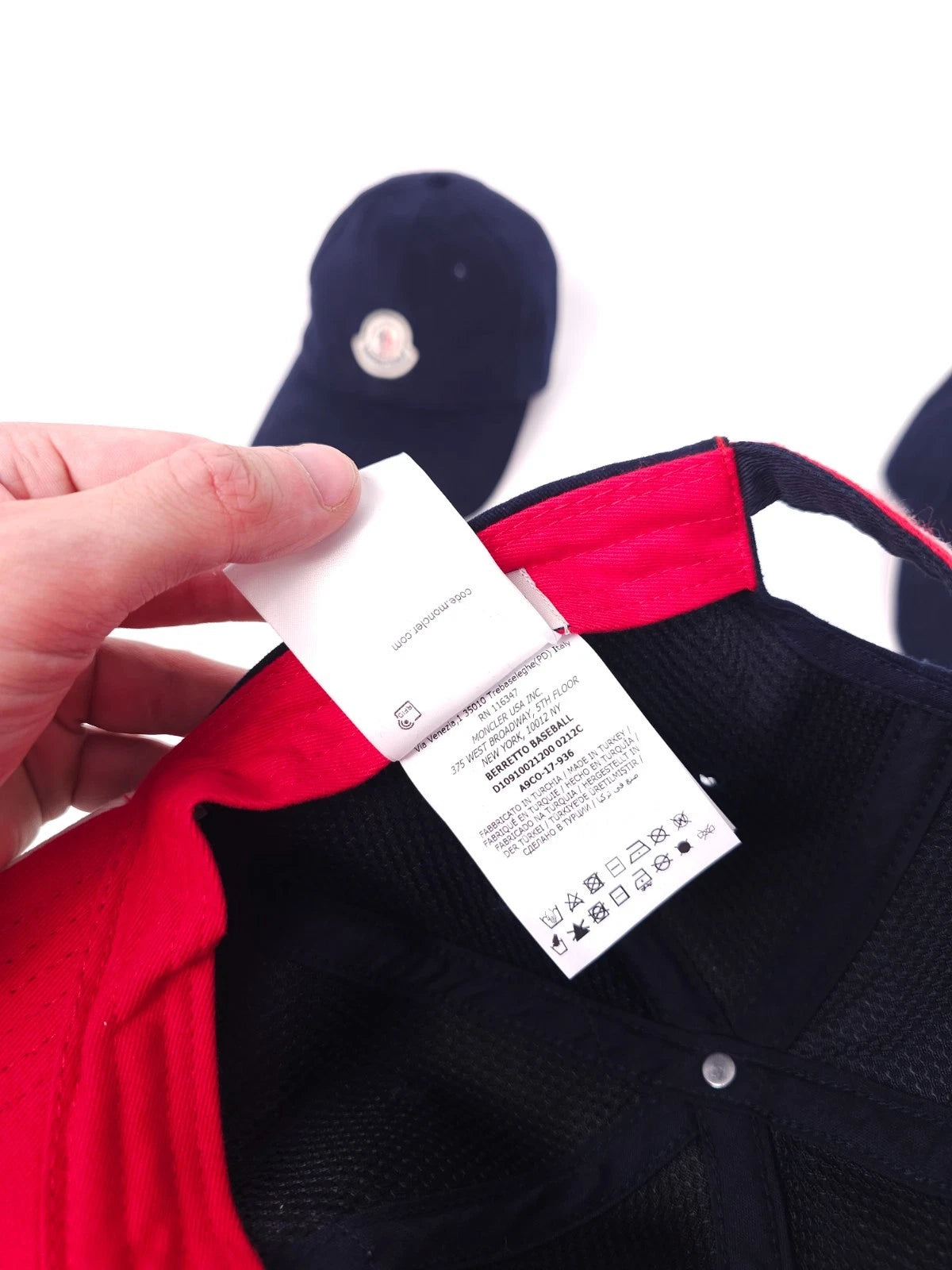 Moncler Navy Baseball Cap